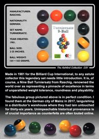 Ashford-031 Raschig 9-ball turniersatz